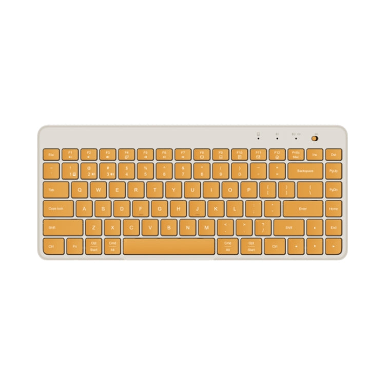 Original Xiaomi XMBXJP01YM 85 Keys Portable Dual-mode Keyboard (Beige White) - Wireless Keyboard by Xiaomi | Online Shopping UK | buy2fix