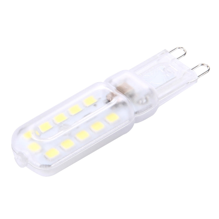 G9 3W 300LM Transparent Cover Corn Light Bulb, 22 LED SMD 2835, AC 220-240V(White Light) - LED Blubs & Tubes by buy2fix | Online Shopping UK | buy2fix