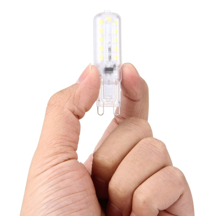 G9 3W 300LM Transparent Cover Corn Light Bulb, 22 LED SMD 2835, AC 220-240V(White Light) - LED Blubs & Tubes by buy2fix | Online Shopping UK | buy2fix