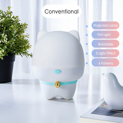 TW-S004 Creative Cute Pet Bluetooth Audio Projection Lamp(White) - Projection Lamp by buy2fix | Online Shopping UK | buy2fix