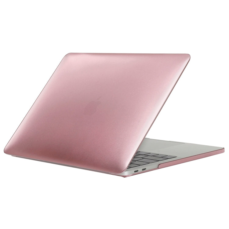 For 2016 New Macbook Pro 13.3 inch A1706 & A1708 Laptop PC + Metal Oil Surface Protective Case (Rose Gold) - MacBook Pro Cases by buy2fix | Online Shopping UK | buy2fix