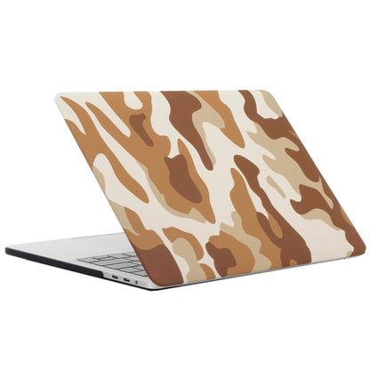 For 2016 New Macbook Pro 13.3 inch A1706 & A1708 Brown Camouflage Pattern Laptop Water Decals PC Protective Case - MacBook Pro Cases by buy2fix | Online Shopping UK | buy2fix