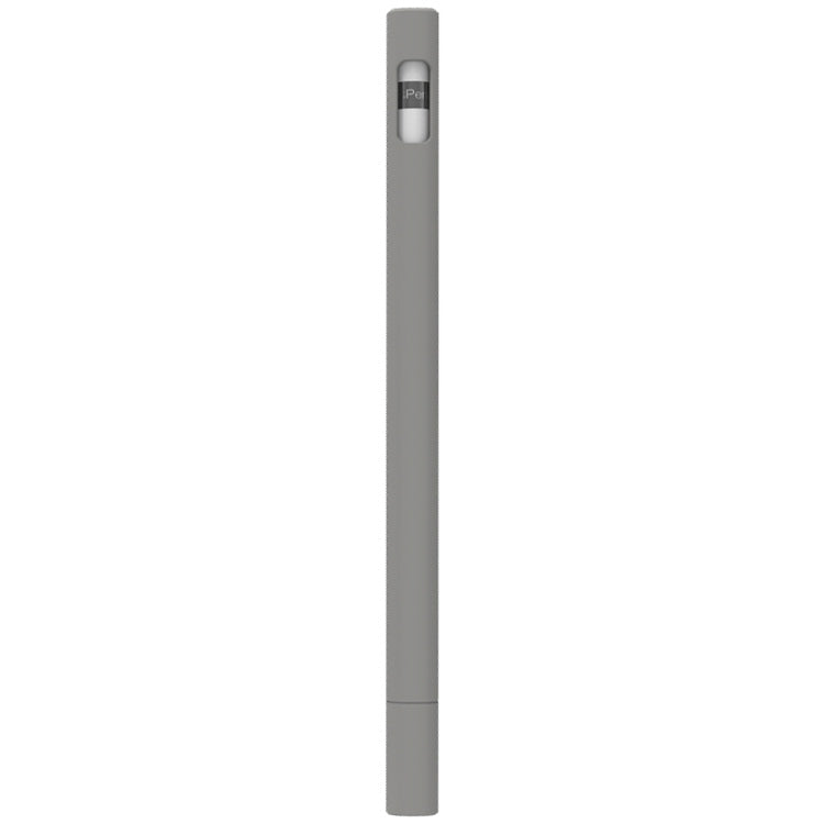 LOVE MEI For Apple Pencil 1 Triangle Shape Stylus Pen Silicone Protective Case Cover (Grey) - Pencil Accessories by LOVE MEI | Online Shopping UK | buy2fix