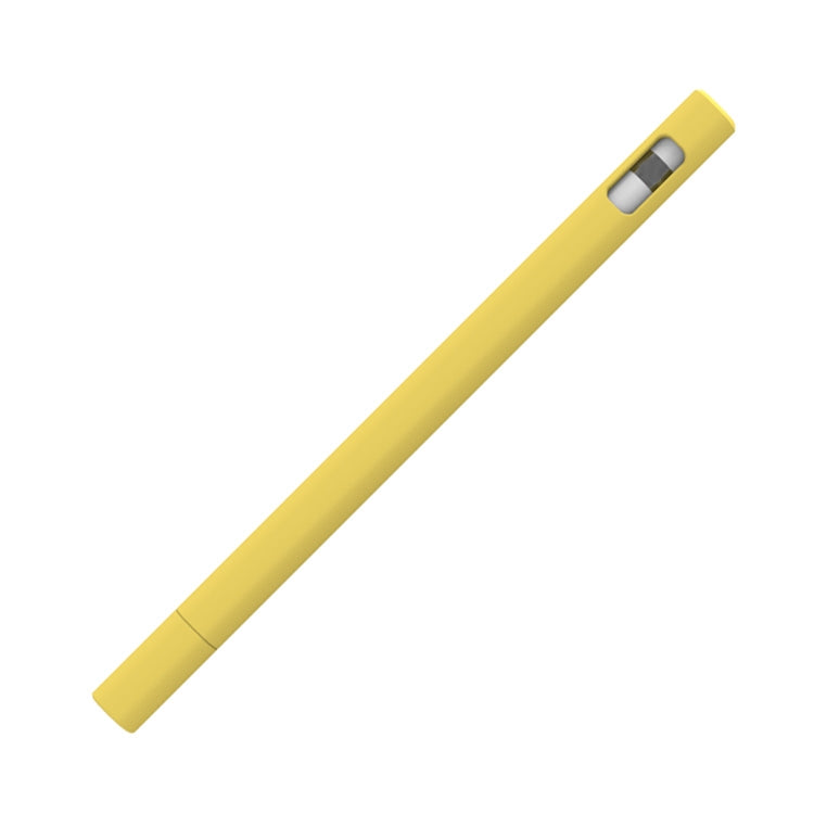 LOVE MEI For Apple Pencil 1 Triangle Shape Stylus Pen Silicone Protective Case Cover (Yellow) - Pencil Accessories by LOVE MEI | Online Shopping UK | buy2fix