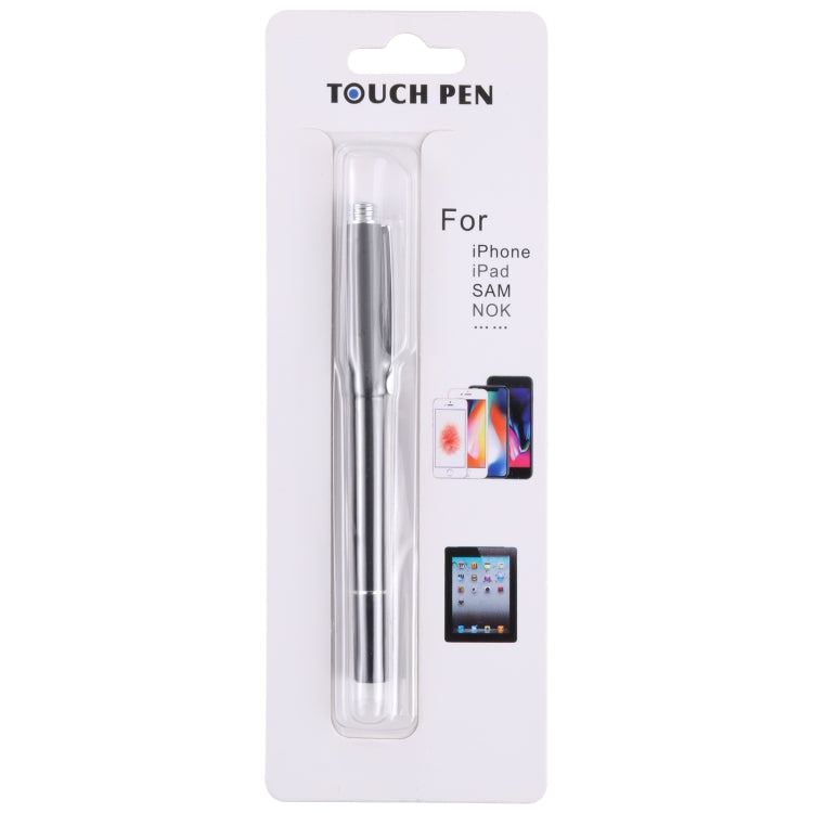 Universal Silicone Disc Nib Capacitive Stylus Pen (Black) - Stylus Pen by buy2fix | Online Shopping UK | buy2fix