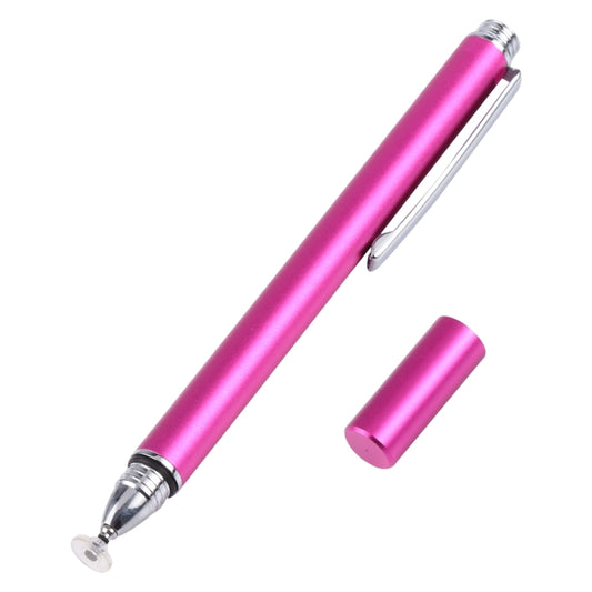 Universal Silicone Disc Nib Capacitive Stylus Pen (Rose Red) - Stylus Pen by buy2fix | Online Shopping UK | buy2fix