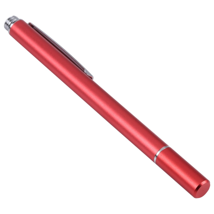 Universal Silicone Disc Nib Capacitive Stylus Pen (Red) - Stylus Pen by buy2fix | Online Shopping UK | buy2fix