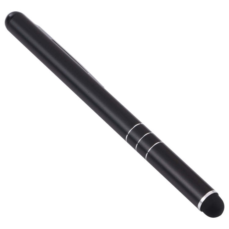 Universal Three Rings Mobile Phone Writing Pen (Black) - Stylus Pen by buy2fix | Online Shopping UK | buy2fix