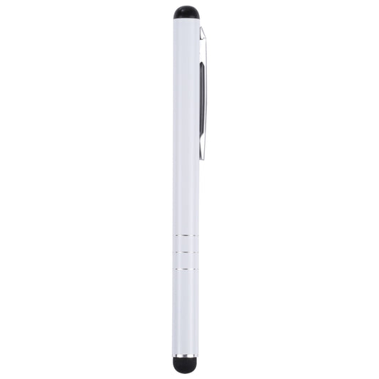 Universal Three Rings Mobile Phone Writing Pen (White) - Stylus Pen by buy2fix | Online Shopping UK | buy2fix