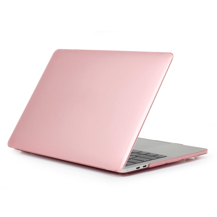 ENKAY Hat-Prince 2 in 1 Crystal Hard Shell Plastic Protective Case + US Version Ultra-thin TPU Keyboard Protector Cover for 2016 New MacBook Pro 13.3 inch without Touchbar (A1708)(Pink) - MacBook Pro Cases by ENKAY | Online Shopping UK | buy2fix