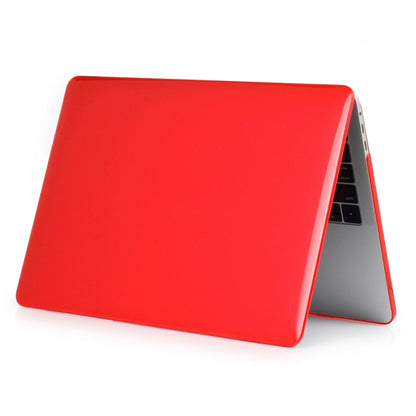 ENKAY Hat-Prince 2 in 1 Crystal Hard Shell Plastic Protective Case + US Version Ultra-thin TPU Keyboard Protector Cover for 2016 New MacBook Pro 15.4 inch with Touchbar (A1707)(Red) - MacBook Pro Cases by ENKAY | Online Shopping UK | buy2fix