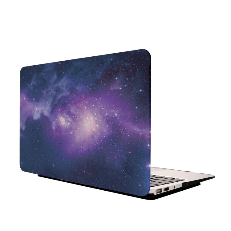 For Macbook Air 11.6 inch Starry Sky Patterns Apple Laptop Water Decals PC Protective Case(Blue) - MacBook Air Cases by buy2fix | Online Shopping UK | buy2fix