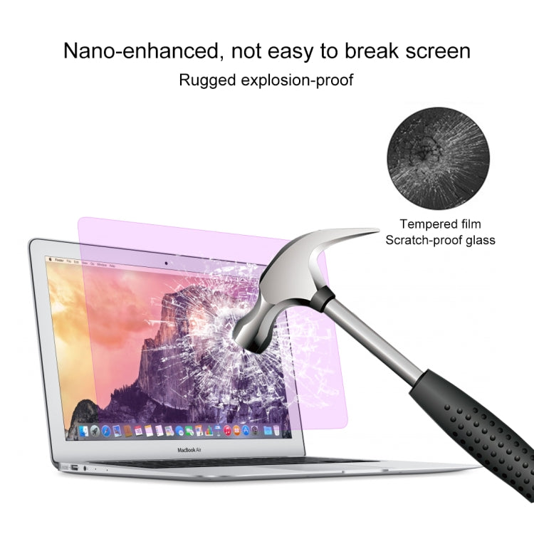 9H Surface Hardness Anti Blue-ray Explosion-proof Tempered Glass Film for MacBook Air 13.3 inch (A1369 / A1466) - Screen Protectors by buy2fix | Online Shopping UK | buy2fix