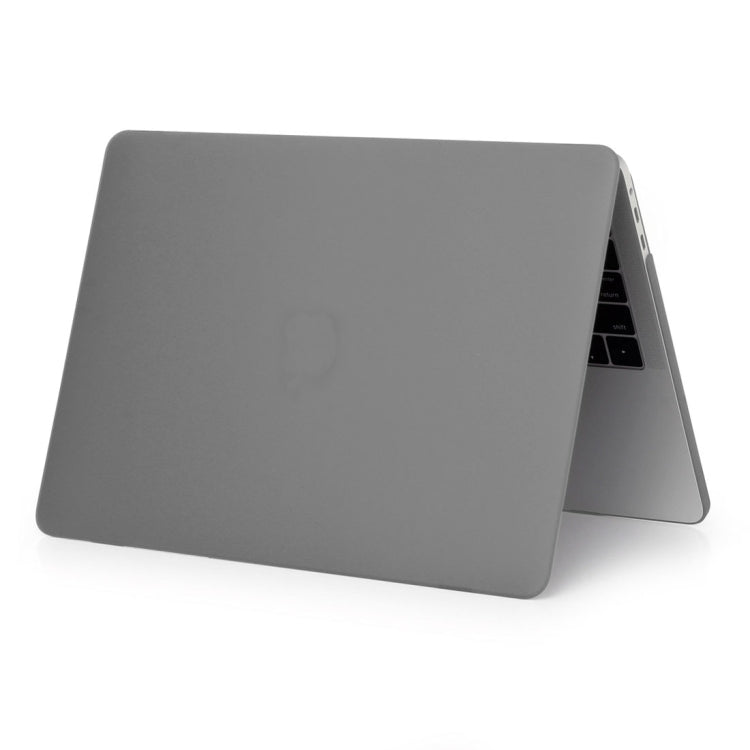 ENKAY Hat-Prince 2 in 1 Frosted Hard Shell Plastic Protective Case + Europe Version Ultra-thin TPU Keyboard Protector Cover for 2016 MacBook Pro 13.3 Inch without Touch Bar (A1708) (Grey) - MacBook Pro Cases by ENKAY | Online Shopping UK | buy2fix