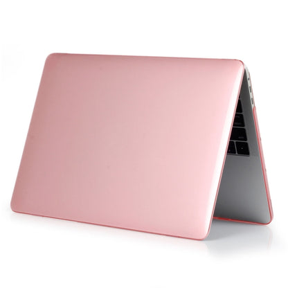 ENKAY Hat-Prince 2 in 1 Crystal Hard Shell Plastic Protective Case + Europe Version Ultra-thin TPU Keyboard Protector Cover for 2016 MacBook Pro 15.4 Inch with Touch Bar (A1707) (Pink) - MacBook Pro Cases by ENKAY | Online Shopping UK | buy2fix