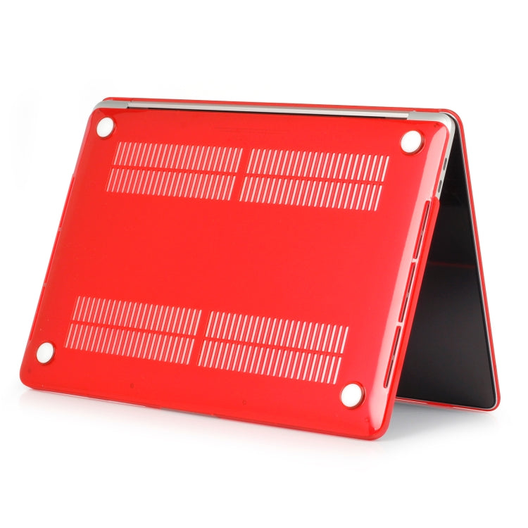 Laptop Crystal Style PC Protective Case for MacBook Pro 13.3 inch A1989 (2018) / A2159 / A2251 / A2289 / A2338(Red) - MacBook Pro Cases by buy2fix | Online Shopping UK | buy2fix