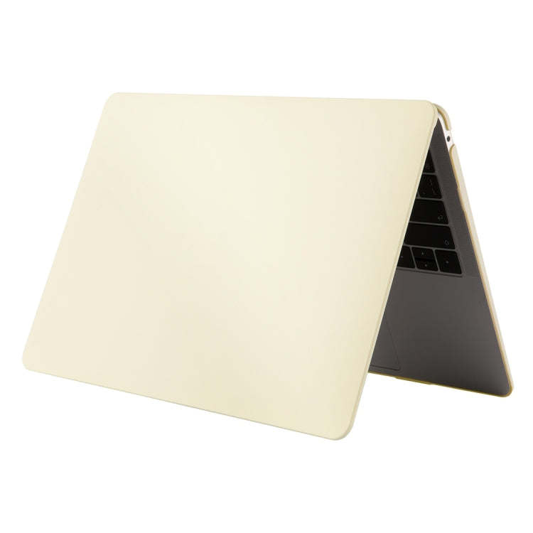 Cream Style Laptop Plastic Protective Case for MacBook Pro 13.3 inch (2019)(Yellow) - MacBook Pro Cases by buy2fix | Online Shopping UK | buy2fix