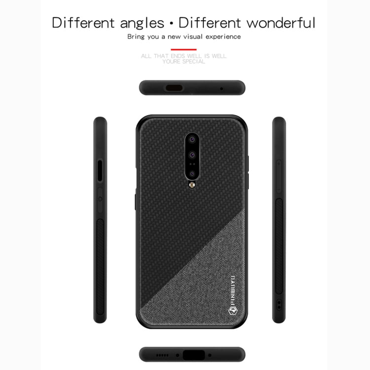 PINWUYO Honors Series Shockproof PC + TPU Protective Case for OnePlus 7 Pro (Brown) - OnePlus Cases by PINWUYO | Online Shopping UK | buy2fix