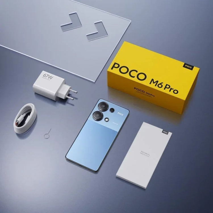 [HK Warehouse] Xiaomi POCO M6 Pro Global, 12GB+512GB, In-screen Fingerprint, 6.67 inch MIUI 14 MediaTek Helio G99-Ultra Octa Core 2.2GHz, NFC, Network: 4G (Blue) - Xiaomi MI by Xiaomi | Online Shopping UK | buy2fix