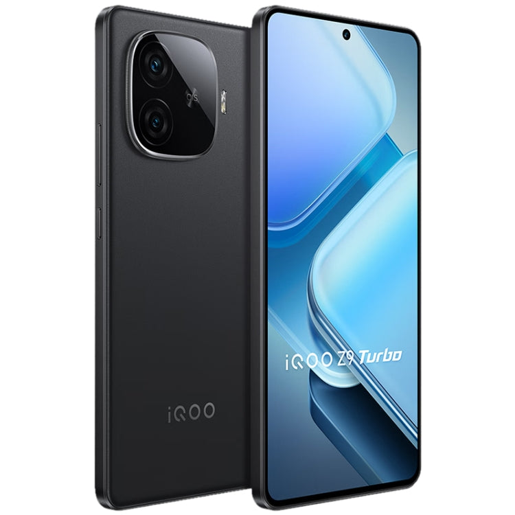 vivo iQOO Z9 Turbo, Dual Back Cameras, 16GB+256GB, Face ID Screen Fingerprint Identification, 6.78 inch Android 14.0 OriginOS 4 Snapdragon 8s Gen 3 Octa Core 3.0GHz, OTG, NFC, Network: 5G, Support Google Play (Black) - vivo by vivo | Online Shopping UK | buy2fix