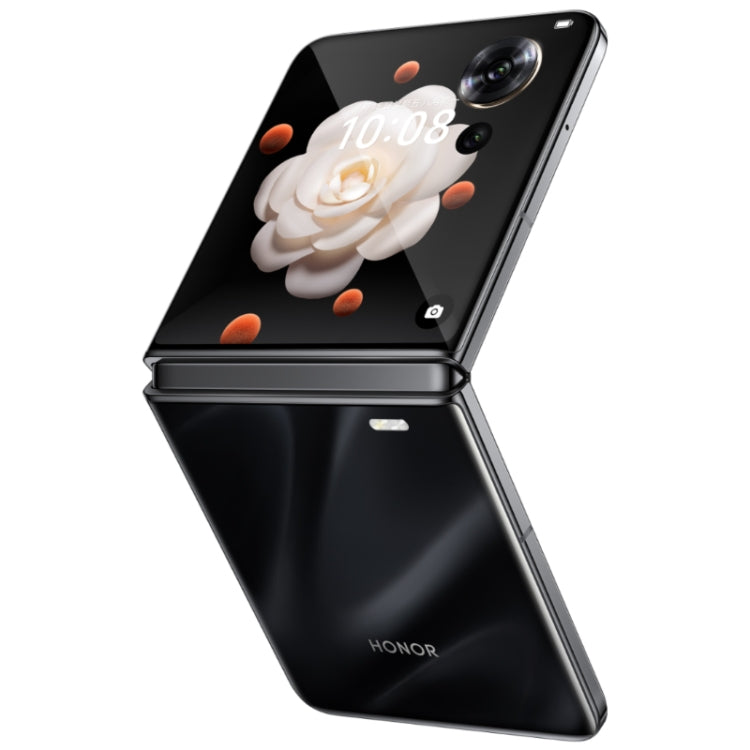 Honor Magic V Flip, 12GB+1TB, 6.8 inch + 4.0 inch Screen MagicOS 8.0 Snapdragon 8+ Gen 1 Octa Core, Network: 5G, NFC, OTG (Black) - Honor by Huawei | Online Shopping UK | buy2fix