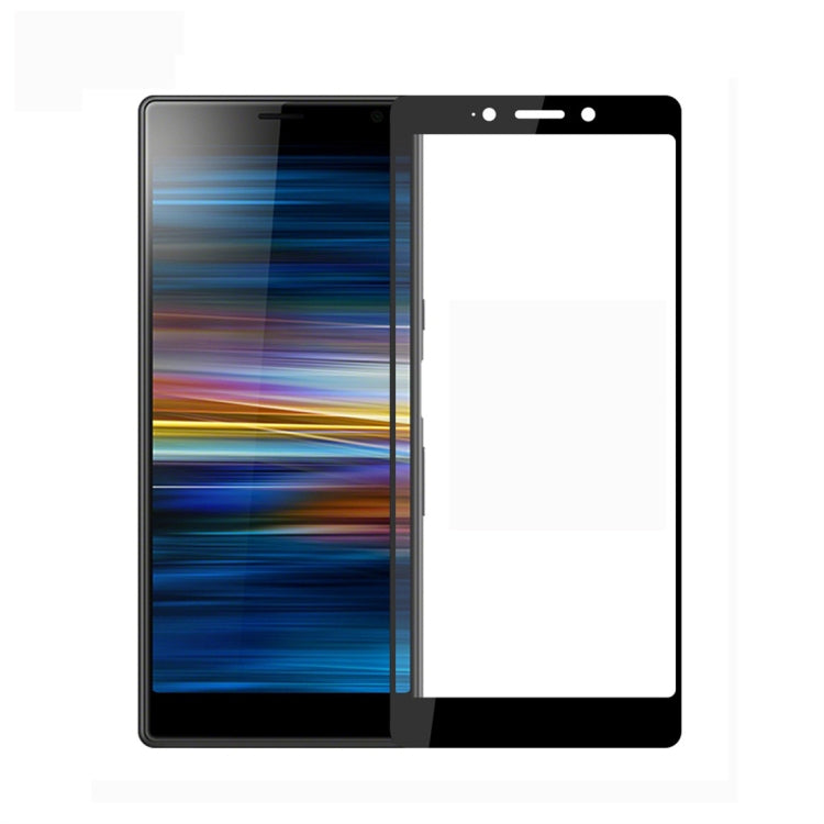 PINWUYO 9H 2.5D Full Screen Tempered Glass Film for Sony Xperia L3 (Black) - Sony Tempered Glass by PINWUYO | Online Shopping UK | buy2fix