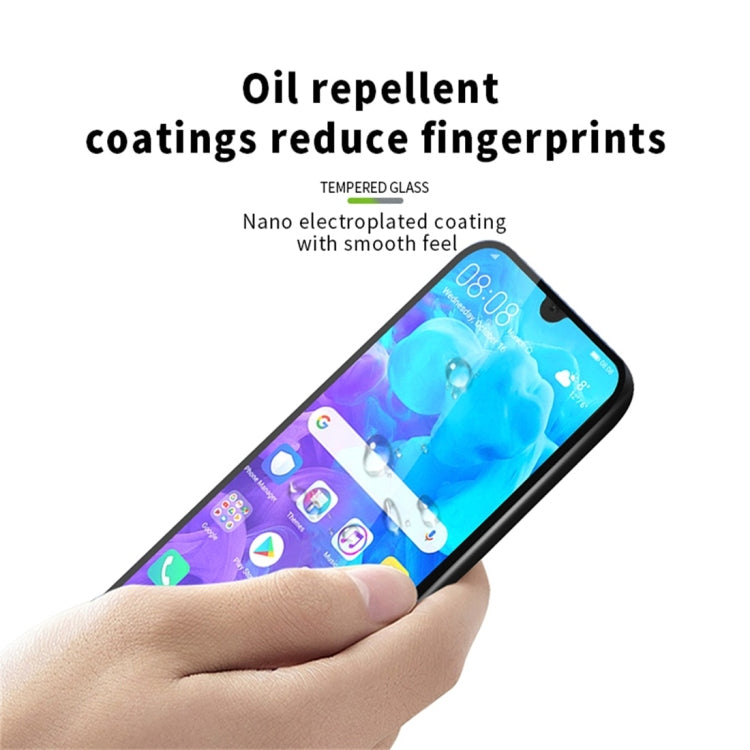 PINWUYO 9H 2.5D Full Screen Tempered Glass Film for Huawei Y5 (2019) (Black) - Huawei Tempered Glass by PINWUYO | Online Shopping UK | buy2fix