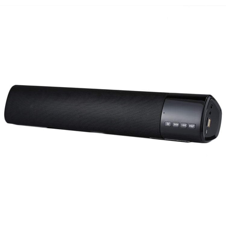 B28S New Big Bluetooth V3.0+EDR Stereo Speaker with LCD Display, Built-in MIC, Support Hands-free Calls & TF Card & AUX IN, Bluetooth Distance: 10m(Black) - Desktop Speaker by buy2fix | Online Shopping UK | buy2fix