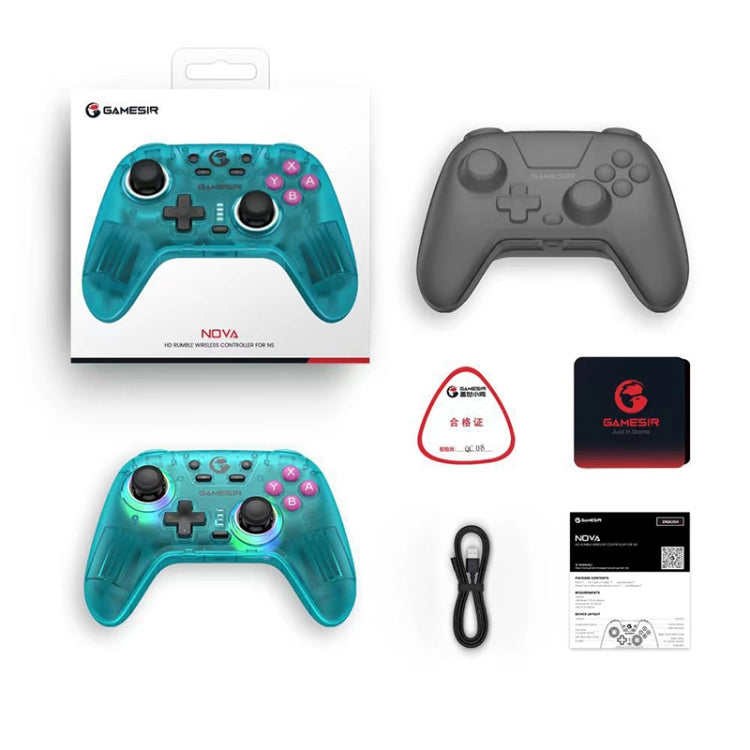 GameSir Nova NS T4N Wireless Gamepad Game Controller for Nintendo Switch (Green) - Controller Gamepad by GameSir | Online Shopping UK | buy2fix