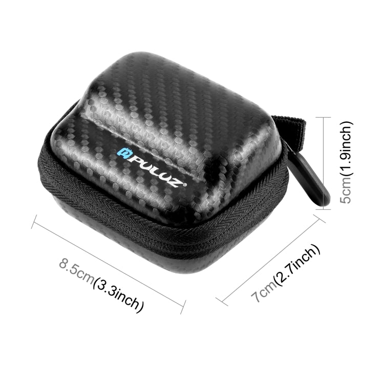 For Insta360 GO 3 / GO 3S PULUZ Mini Body Bag Portable Carbon Fiber EVA Storage Bag (Black) - Case & Bags by PULUZ | Online Shopping UK | buy2fix