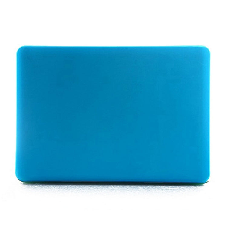 ENKAY for MacBook Air 11.6 inch (US Version) / A1370 / A1465 4 in 1 Frosted Hard Shell Plastic Protective Case with Screen Protector & Keyboard Guard & Anti-dust Plugs(Blue) - MacBook Air Cases by ENKAY | Online Shopping UK | buy2fix