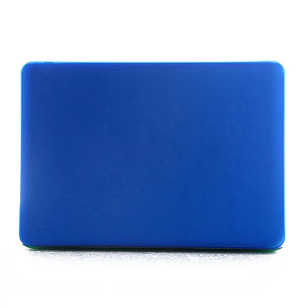 ENKAY for MacBook Air 13.3 inch (US Version) 4 in 1 Frosted Hard Shell Plastic Protective Case with Screen Protector & Keyboard Guard & Anti-dust Plugs(Dark Blue) - MacBook Air Cases by ENKAY | Online Shopping UK | buy2fix