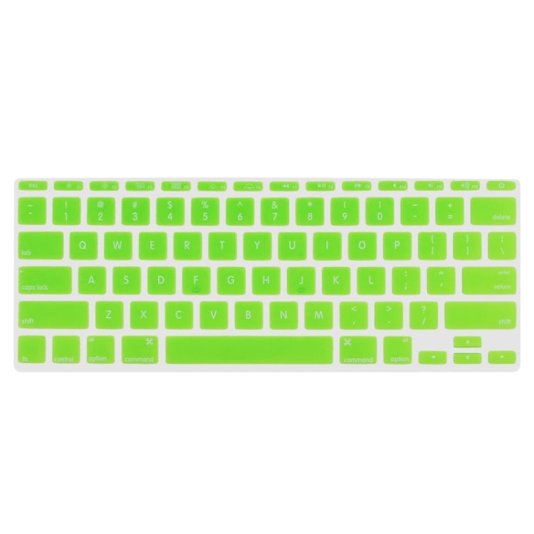 ENKAY for MacBook Air 11.6 inch (US Version) / A1370 / A1465 4 in 1 Crystal Hard Shell Plastic Protective Case with Screen Protector & Keyboard Guard & Anti-dust Plugs(Green) - MacBook Air Cases by ENKAY | Online Shopping UK | buy2fix