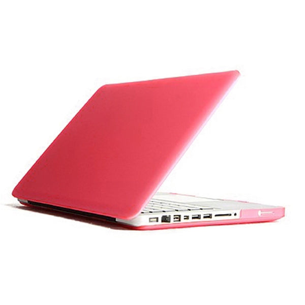 ENKAY for MacBook Pro 15.4 inch (US Version) / A1286 4 in 1 Frosted Hard Shell Plastic Protective Case with Screen Protector & Keyboard Guard & Anti-dust Plugs(Pink) - MacBook Pro Cases by ENKAY | Online Shopping UK | buy2fix