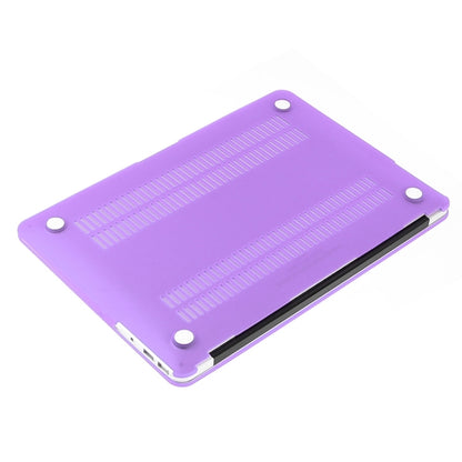 ENKAY for Macbook Air 13.3 inch (US Version) / A1369 / A1466 Hat-Prince 3 in 1 Frosted Hard Shell Plastic Protective Case with Keyboard Guard & Port Dust Plug(Purple) - MacBook Air Cases by ENKAY | Online Shopping UK | buy2fix