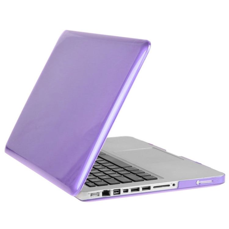 ENKAY for Macbook Pro 15.4 inch (US Version) / A1286 Hat-Prince 3 in 1 Crystal Hard Shell Plastic Protective Case with Keyboard Guard & Port Dust Plug(Purple) - MacBook Pro Cases by ENKAY | Online Shopping UK | buy2fix