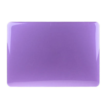 ENKAY for Macbook Pro Retina 15.4 inch (US Version) / A1398 Hat-Prince 3 in 1 Crystal Hard Shell Plastic Protective Case with Keyboard Guard & Port Dust Plug(Purple) - MacBook Pro Cases by ENKAY | Online Shopping UK | buy2fix