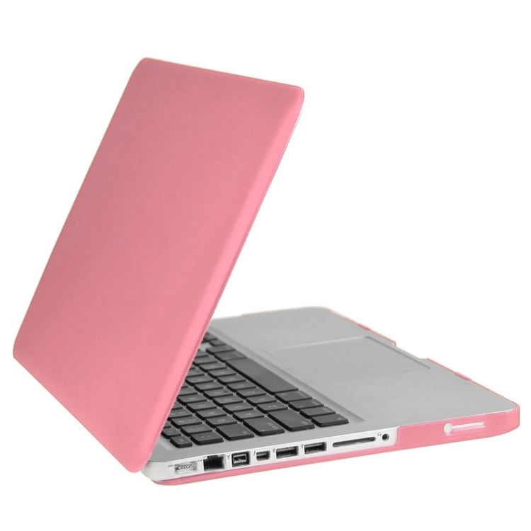 ENKAY for Macbook Pro 13.3 inch (US Version) / A1278 Hat-Prince 3 in 1 Frosted Hard Shell Plastic Protective Case with Keyboard Guard & Port Dust Plug(Pink) - MacBook Pro Cases by ENKAY | Online Shopping UK | buy2fix