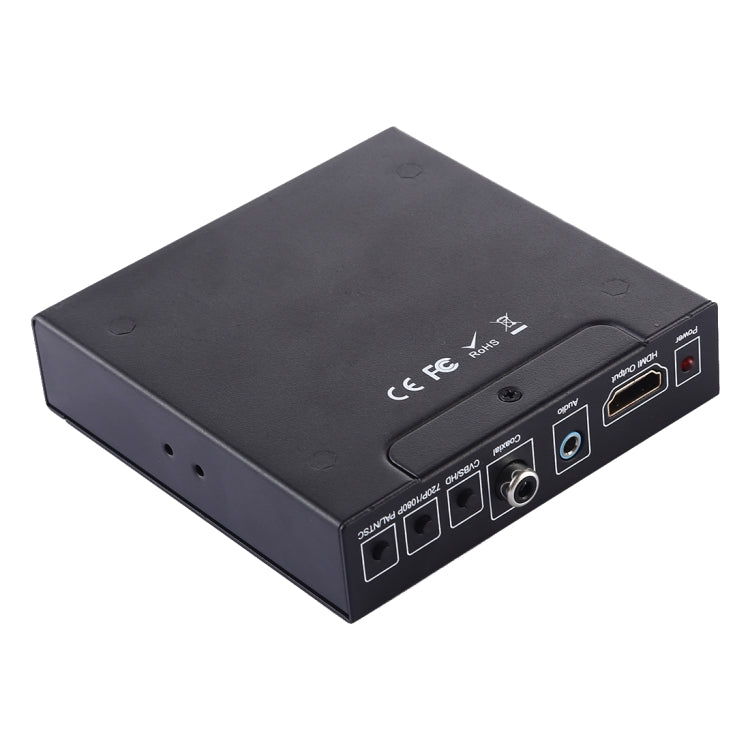 NK-8A AV + HDMI to HDMI HD Video Converter(Black) - Converter by buy2fix | Online Shopping UK | buy2fix