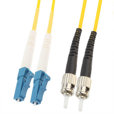 LC-ST Dual-Core Single Mode Fiber Optic Jumper,Length: 3m - Fiber Optic Jumper by buy2fix | Online Shopping UK | buy2fix