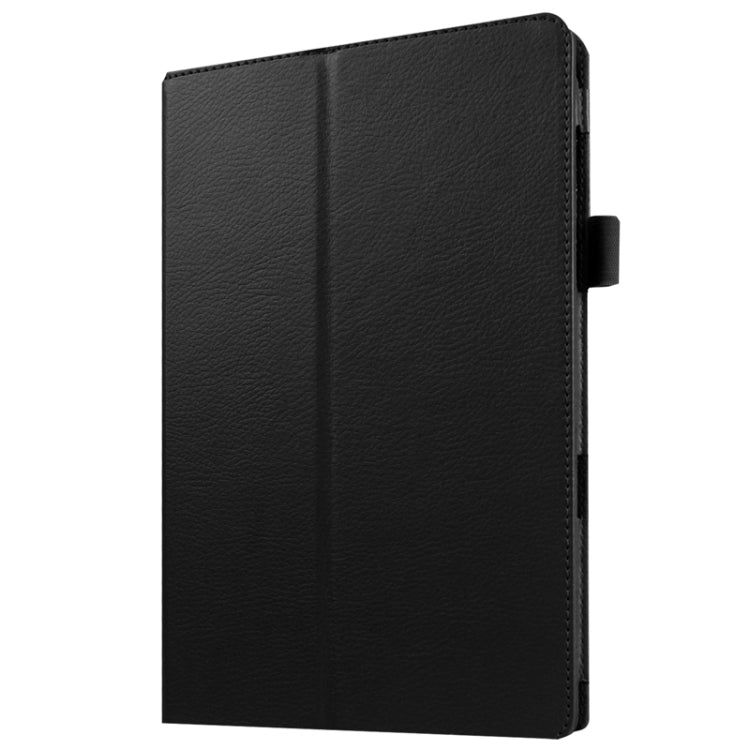 Litchi Texture Horizontal Flip Solid Color Leather Case with Holder for Galaxy Tab E 9.6 / T560 / T561(Black) - Other Galaxy Tab PC by buy2fix | Online Shopping UK | buy2fix