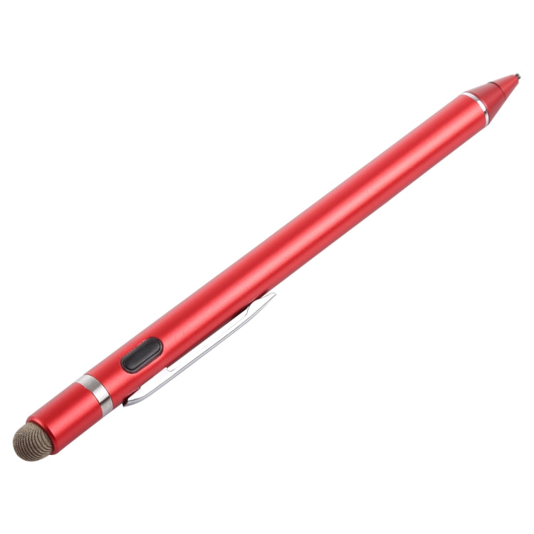 1.5-2.3mm Rechargeable Capacitive Touch Screen Active Stylus Pen(Red) - Stylus Pen by buy2fix | Online Shopping UK | buy2fix