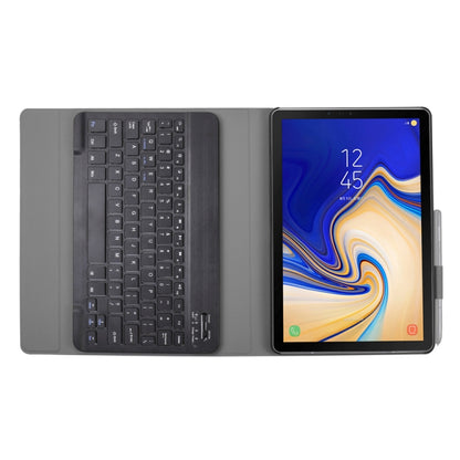 A590 Ultra-thin Detachable Magnetic Bluetooth Keyboard Leather Tablet Case for Galaxy Tab A 10.5 T590 / T595, with Holder(Black) - Samsung Keyboard by buy2fix | Online Shopping UK | buy2fix