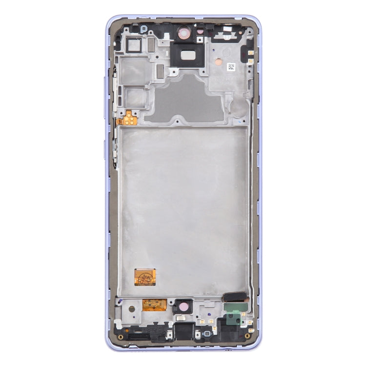 For Samsung Galaxy A72 4G SM-A725 6.43 inch Original LCD Screen Digitizer Full Assembly with Frame (Purple) - Galaxy A Series Parts by buy2fix | Online Shopping UK | buy2fix