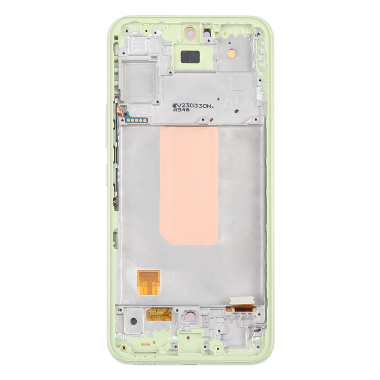 For Samsung Galaxy A54 5G SM-A546 6.43 inch OLED LCD Screen Digitizer Full Assembly with Frame (Green) - Galaxy A Series Parts by buy2fix | Online Shopping UK | buy2fix