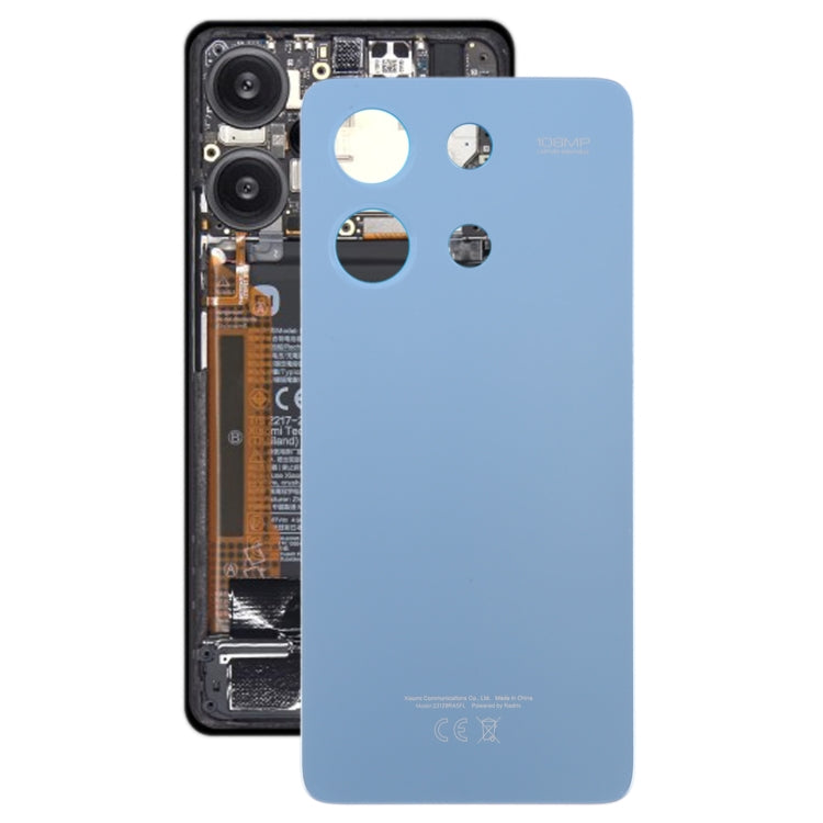 For Xiaomi Redmi Note 13 4G Original Battery Back Cover(Blue) - Back Cover by buy2fix | Online Shopping UK | buy2fix