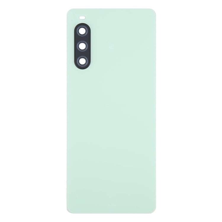 For Sony Xperia 10 V Original Battery Back Cover with Camera Lens Cover(Green) - Back Cover by buy2fix | Online Shopping UK | buy2fix