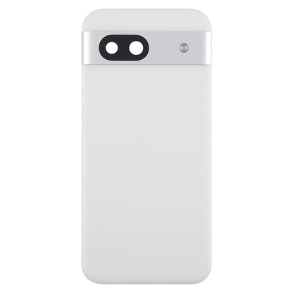 For Google Pixel 8a Original Battery Back Cover with Camera Lens Cover(Silver) - Back Cover by buy2fix | Online Shopping UK | buy2fix