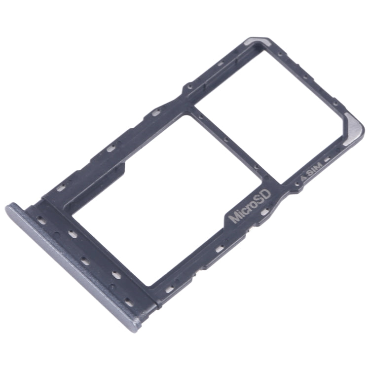 For T-Mobile Revvl 6 SIM Card Tray + Micro SD Card Tray (Black) - For T-Mobile by buy2fix | Online Shopping UK | buy2fix