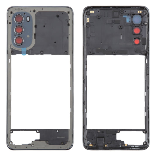 For Motorola Moto G52 Original Middle Frame Bezel Plate (Black) - Frame Bezel Plate by buy2fix | Online Shopping UK | buy2fix